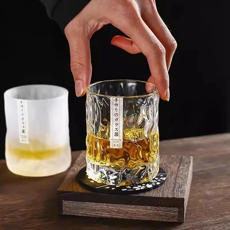 Whisky Beer And Wine - Dikke, zware whiskyglas in Japanse stijl,