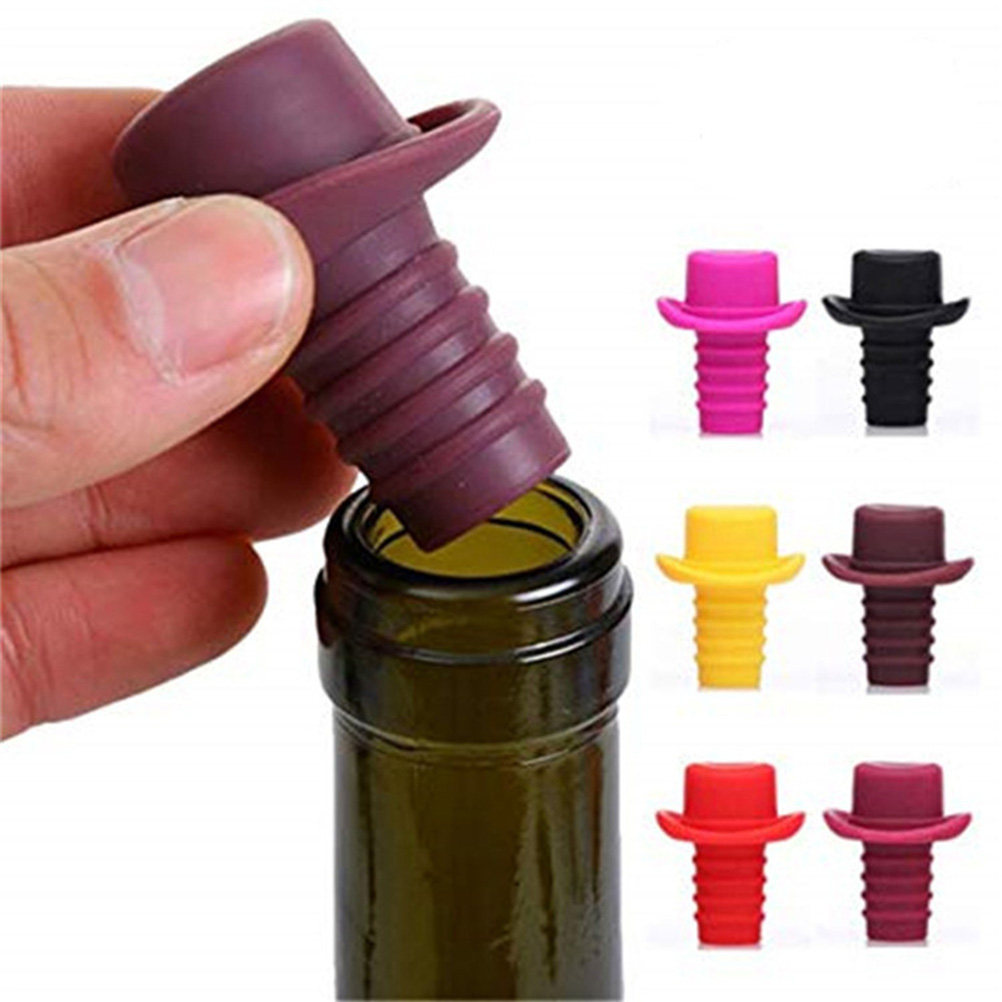 5 stuks hoogwaardige siliconen - Wine Beer Hat recensie en prijs