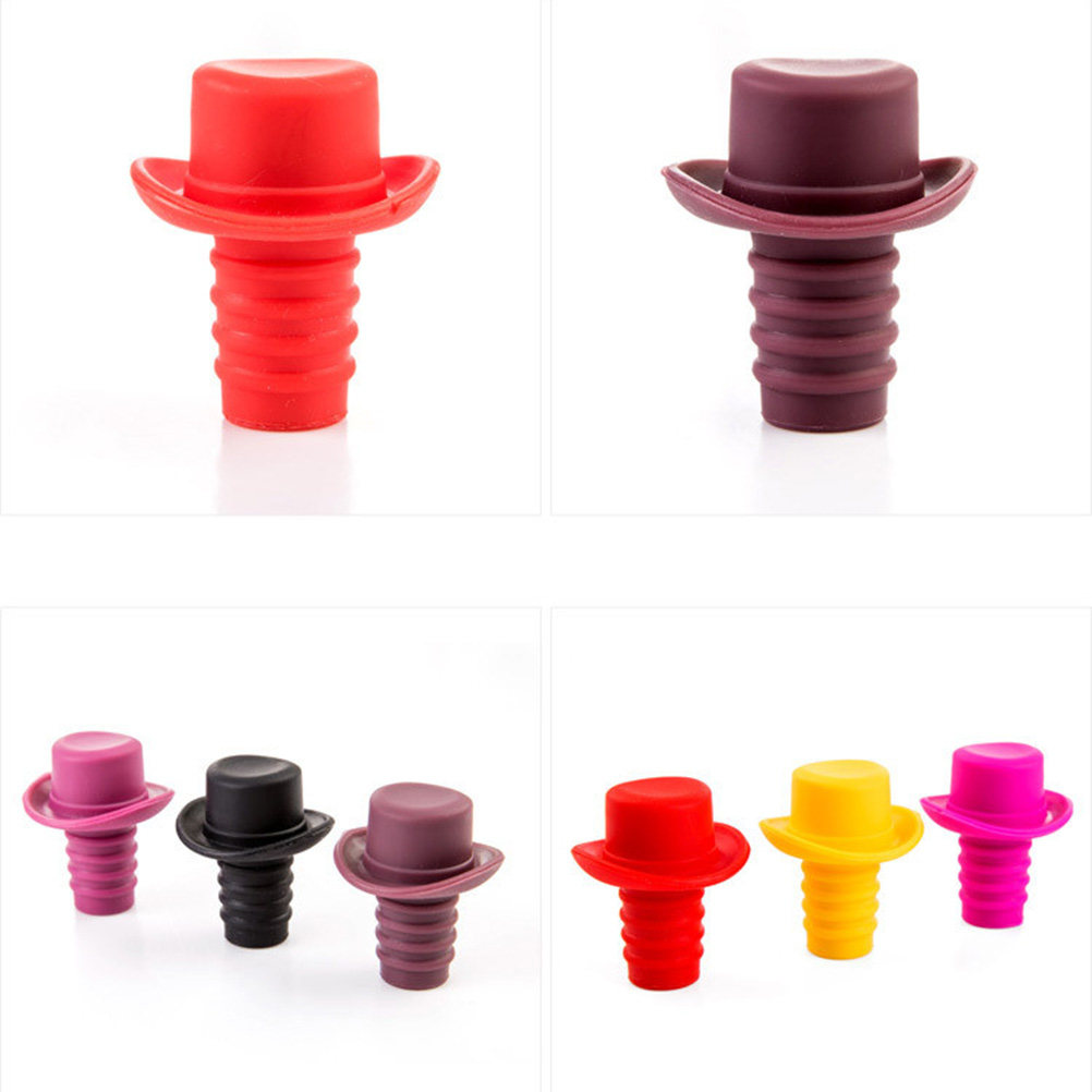 5 stuks hoogwaardige siliconen - Wine Beer Hat recensie en prijs