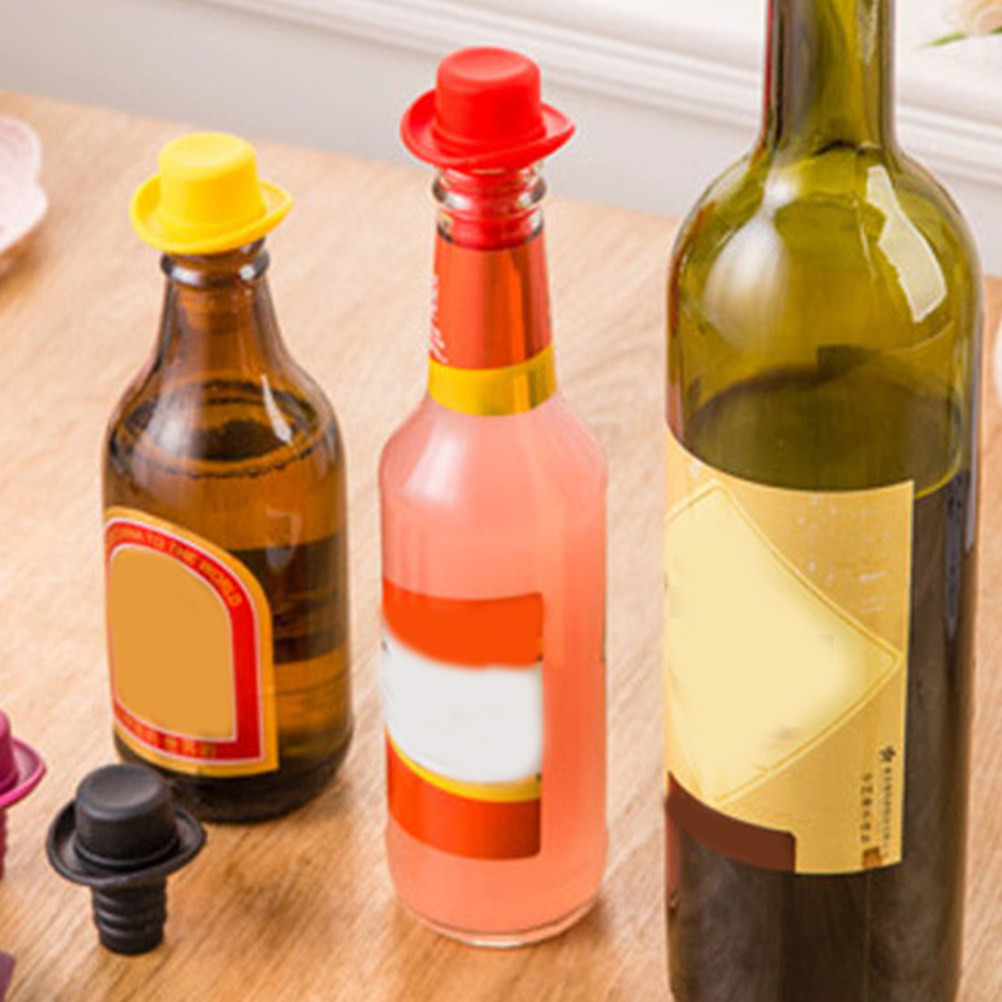 4 stuks siliconen wijnflessens - Wine Beer Hat recensie en prijs